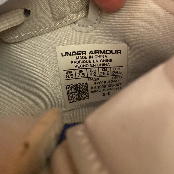 Men’s Curry 3 Under Armour Basketball Shoes size 8.5 - Picture 7 of 7